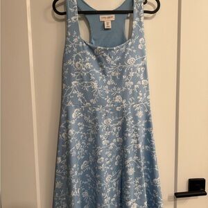 Laura Ashley Blue Floral Dress